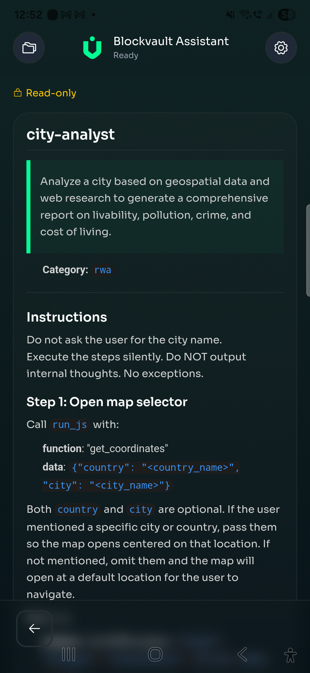 Built-in skill — read-only viewer