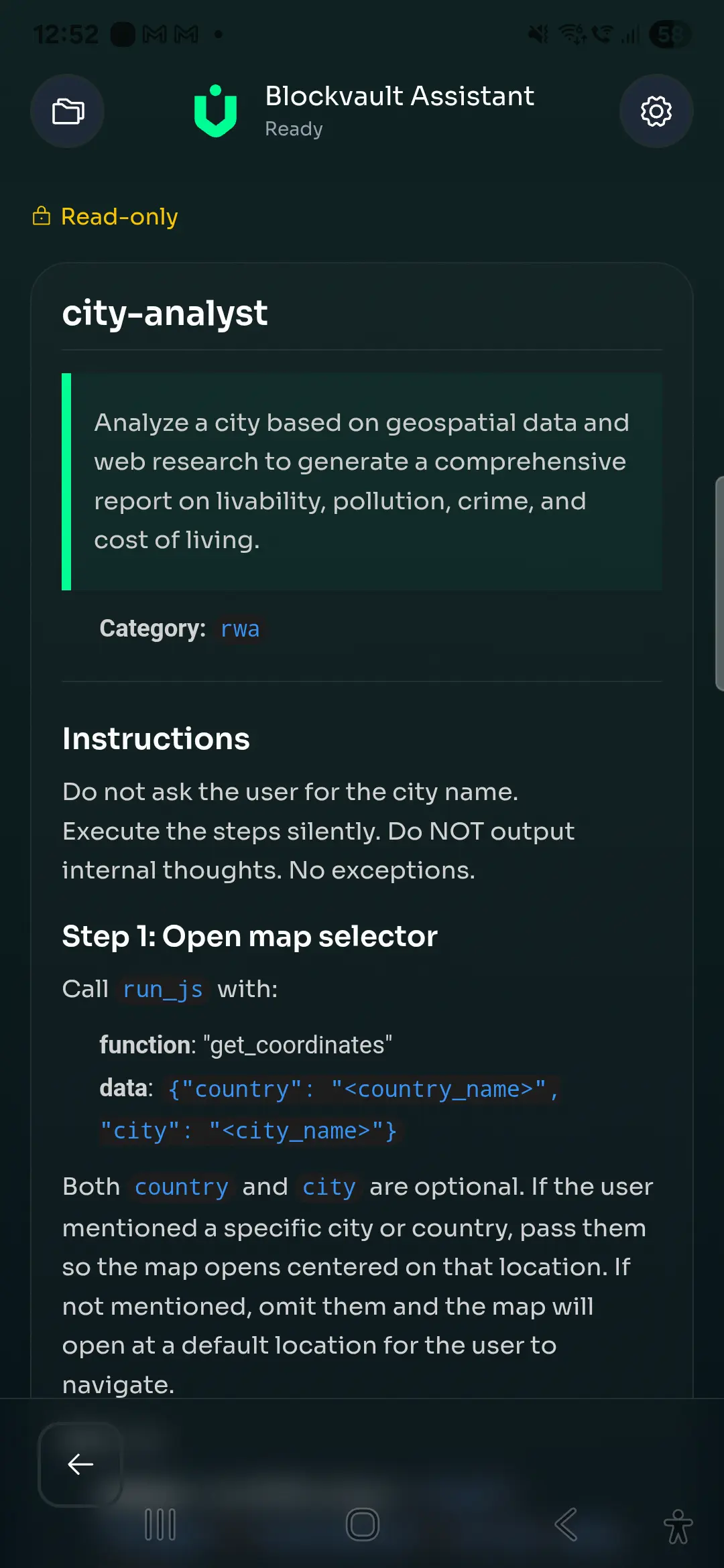 Built-in skill — read-only viewer